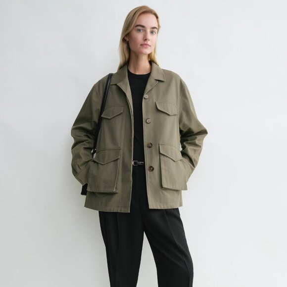 Totême Army Jacket Khaki Green